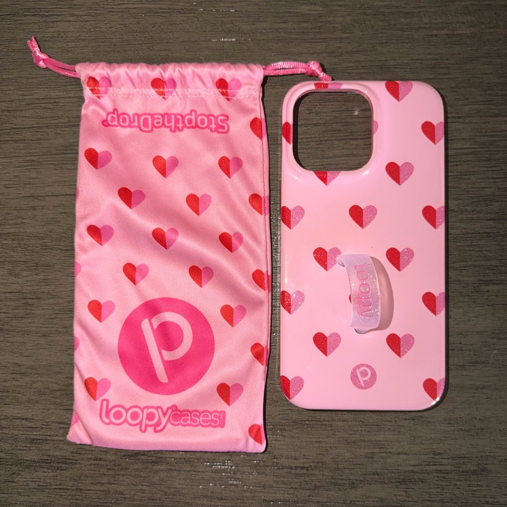 Loopy Case Red Heart Phone Case